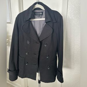 Forever21 Black Coat Size Small